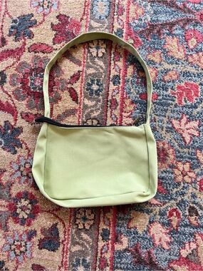 Light Green Shoulder Bag - Minimal Everyday Purse